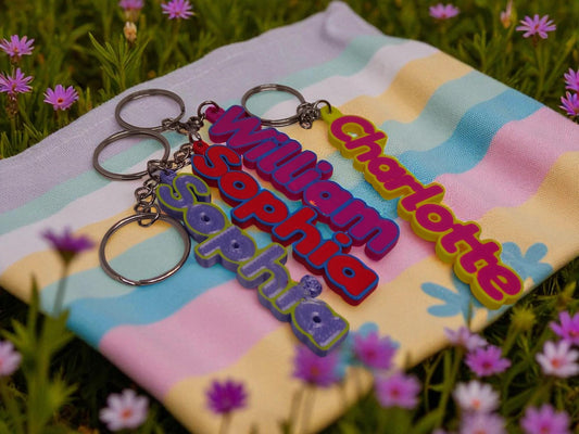 Personalized Key Ring with Custom Name - Unique Gift Idea
