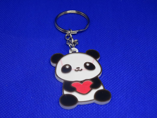 Kawaii Panda Keyring - Adorable and Practical School Bag Accessory
