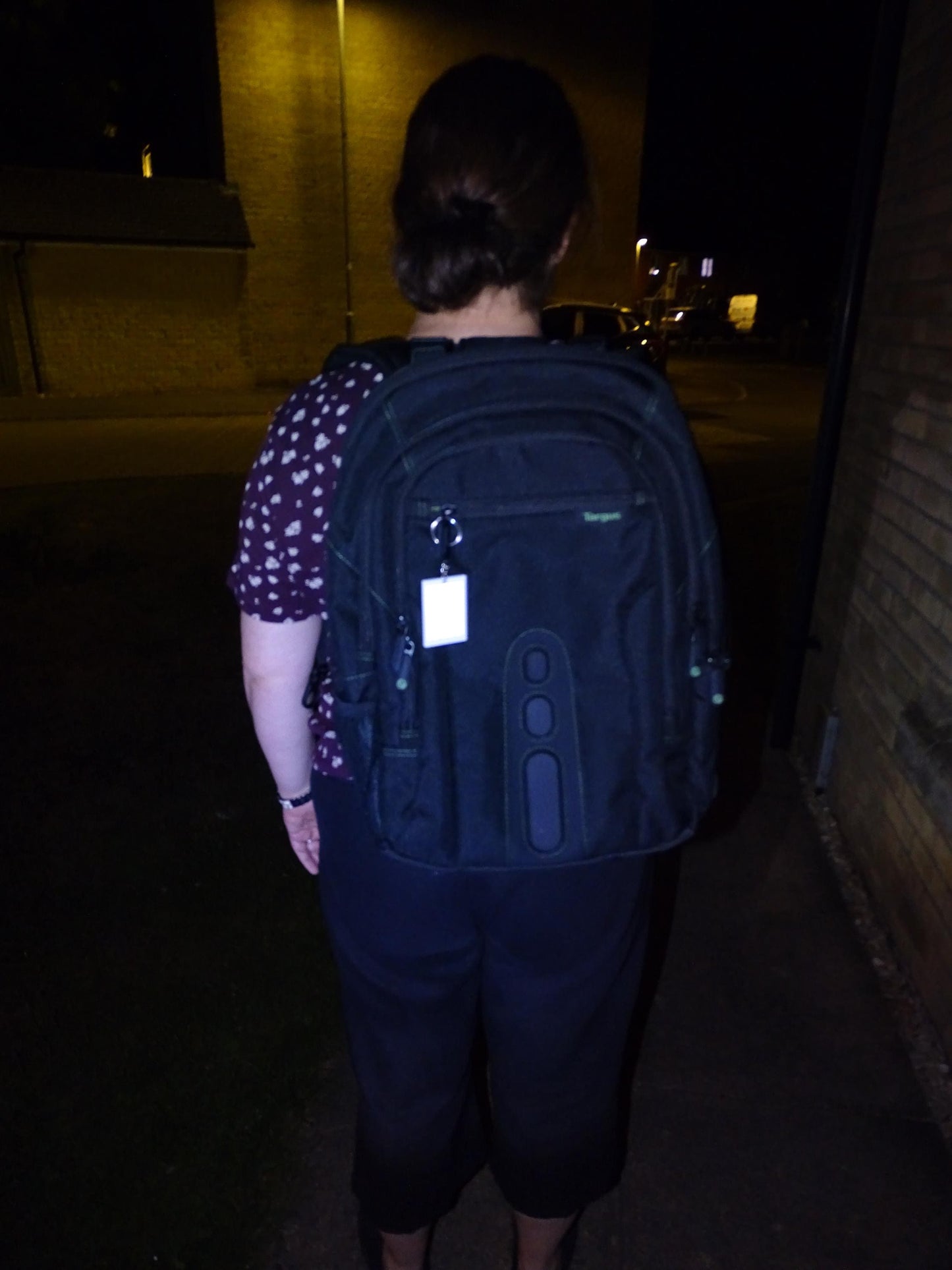 Handmade Reflective Backpack Keychain - Safety Key Ring for Backpacks