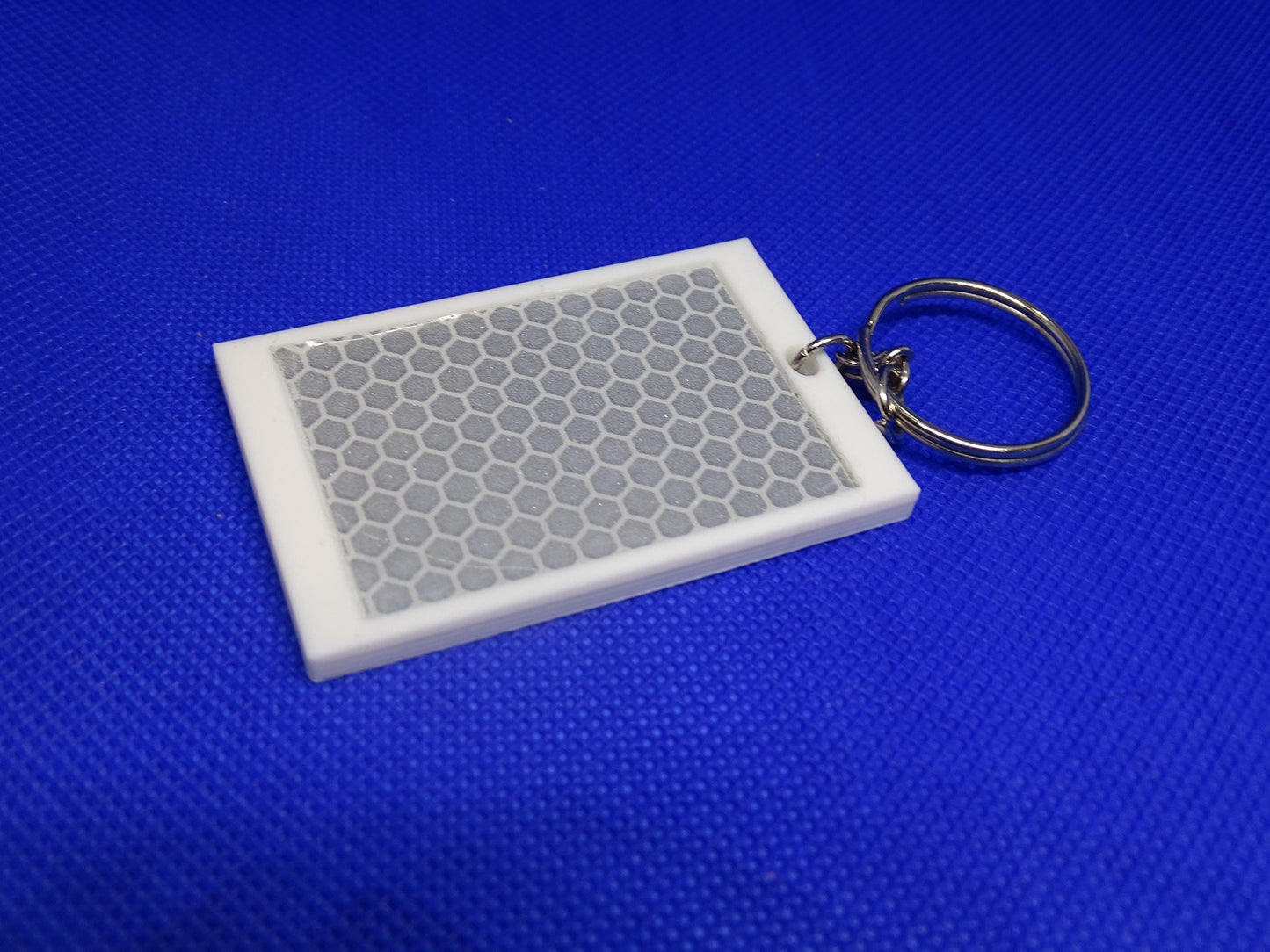 Handmade Reflective Backpack Keychain - Safety Key Ring for Backpacks