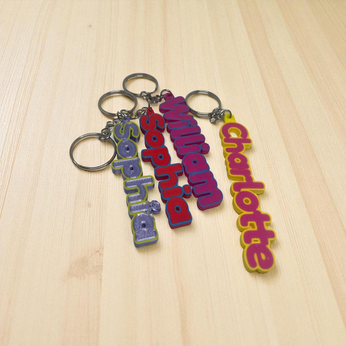 Personalized Key Ring with Custom Name - Unique Gift Idea